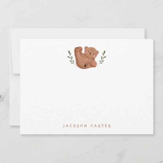 Cub Beer Woodland Bedankkaart (Voorkant)