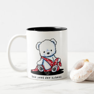 Cub d'ours polaire KiniArt Mug de café à deux tons