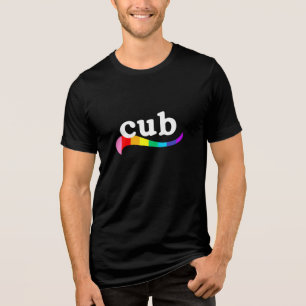 CUB Gay Gemeenschap Lichaamstype Jongere Beer Tri-Blend Shirt