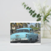 Cuba-auto Briefkaart (Staand voorkant)