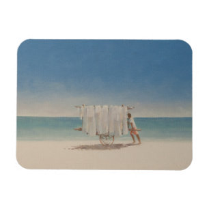 Cuba Beach Seller 2010 Magneet