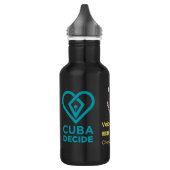 Cuba Beslis Waterfles (Links)