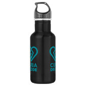 Cuba Beslis Waterfles (Achterkant)