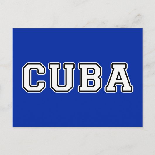 Cuba Briefkaart (Voorkant)