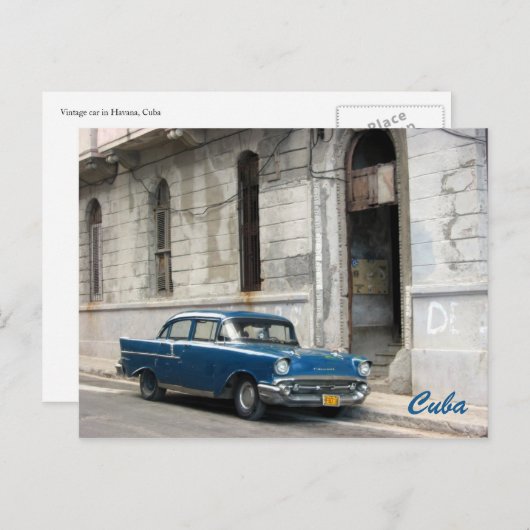 cuba briefkaart (Voorkant / Achterkant)