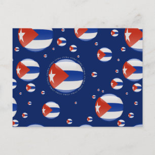 Cuba Bubble Flag Briefkaart