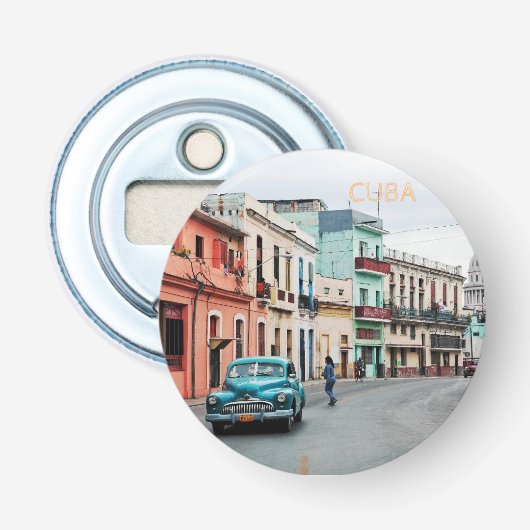 Cuba Button Flesopener (Voorkant)