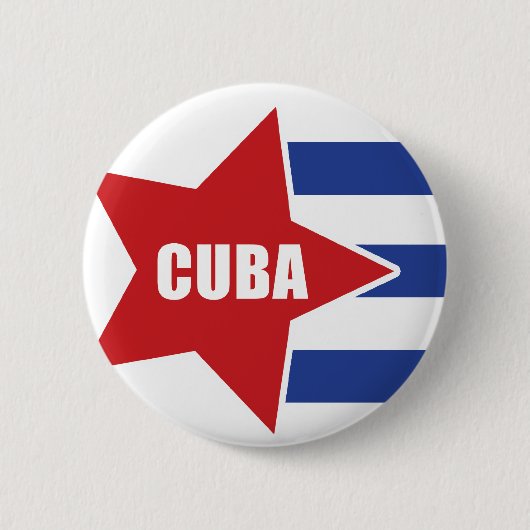 Cuba-Button Ronde Button 5,7 Cm (Voorkant)