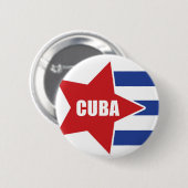 Cuba-Button Ronde Button 5,7 Cm (Voorkant /achterkant)
