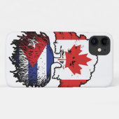 Cuba Canadian Canada Tree Roots Flag Case-Mate iPhone Case (Achterkant (horizontaal))