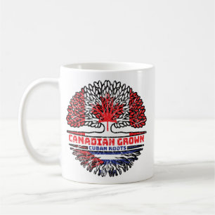 Cuba Canadian Canada Tree Roots Flag Koffiemok