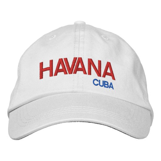 Cuba - Casquette réglable de La Havane (Devant)