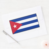 Cuba - Cubaanse vlag Rechthoekige Sticker (Envelop)