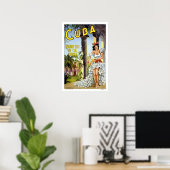  Cuba Dancer Travel Poster (Thuiskantoor)