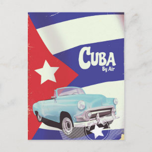 Cuba door de lucht briefkaart