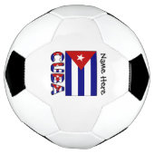 Cuba Drapeau Cubain Bleu Foncé Personnalisation (Tourné)