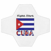 Cuba Drapeau Cubain Bleu Foncé Personnalisation (Plat)