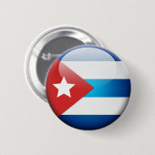 Cuba_Flag_2.0 Ronde Button 5,7 Cm (Voorkant /achterkant)