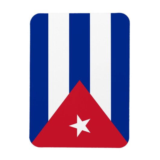 Cuba Flag Premium magneet (Verticaal)