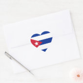 Cuba Flag Splendid Patriotic Hart Sticker (Envelop)