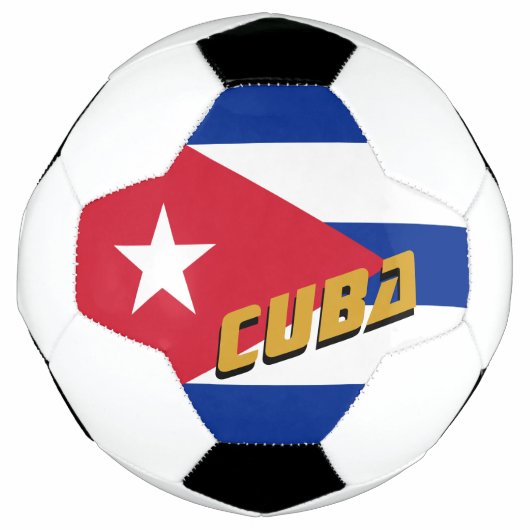 Cuba Football & drapeau cubain / Sports (Devant)