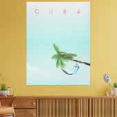 Cuba Hammock Impression de vacances de style vinta (Insitu(Salon))