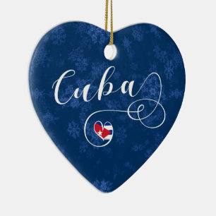 Cuba Hart, Ornament met kerstbomen, Cubaan