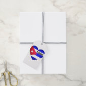 Cuba Hart Vlag Cadeaulabel (Met Touw)