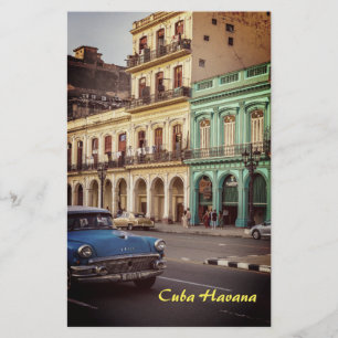 Cuba Havana Classic Car Cityscape Briefpapier