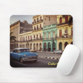 Cuba Havana  Classic Car Cityscape Muismat (Met muis)
