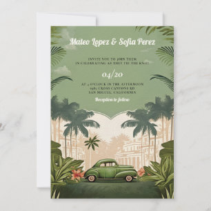 Cuba Havana Faire-part de mariage destination mari