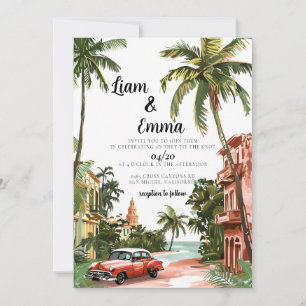 Cuba Havana Faire-part de mariage destination mari