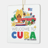 Cuba Havana Keramisch Ornament (Links)