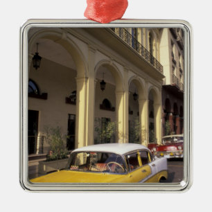 Cuba, Havana. Kleurrijke Chevys uit de jaren 50 Metalen Ornament