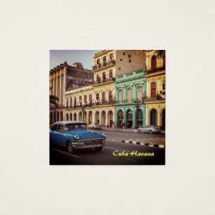 Cuba Havana Vintage Classic Car Cityscape