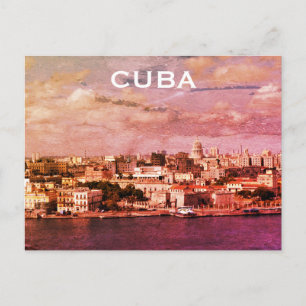 Cuba Havana Vintage Travel Toerisme Briefkaart