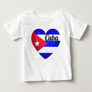 Cuba Heart Flag