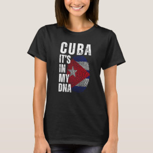 Cuba Het zit in mijn DNA-correlatie met Cubaanse M T-shirt