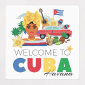 Cuba-illustratie Labels (Design 2)