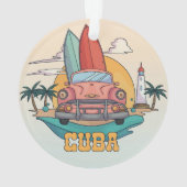 Cuba-illustratie Ornament (achterkant)