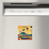 Cuba Illustration Magnet Magneet (Insitu (Vaatwasser))
