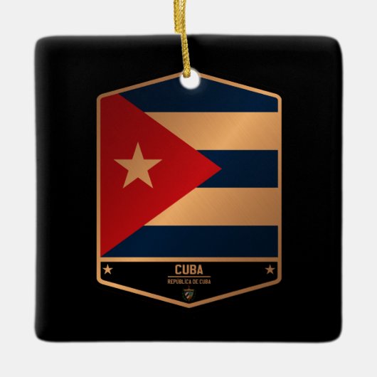 Cuba Keramisch Ornament (Voorkant)