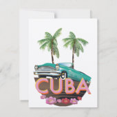 Cuba Klassieke Auto logo (Achterkant)