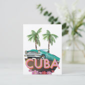 Cuba Klassieke Auto logo (Staand voorkant)