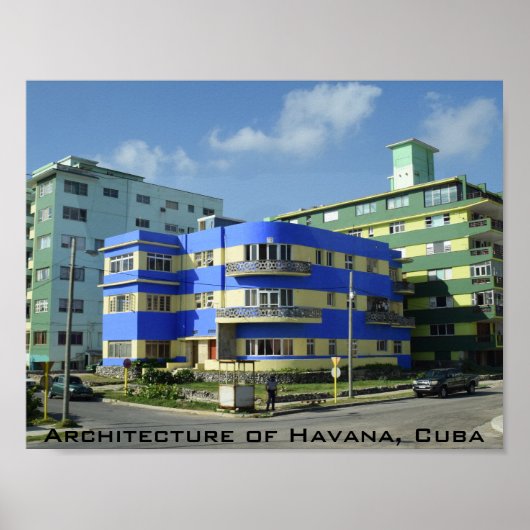 Cuba: Kunstdecoarchitectuur Poster (Voorkant)