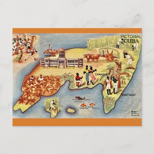 Cuba - La vue d'un artiste Carte postale (Devant)
