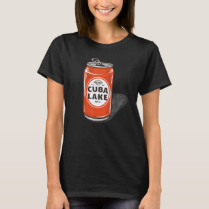 Cuba Lake New York by Lakelife Soda Can Cola T-shirt