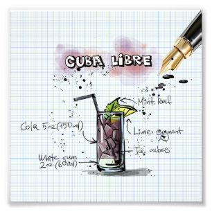 Cuba Libre Foto Afdruk