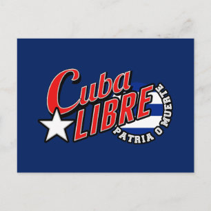 Cuba Libre Motto Briefkaart
