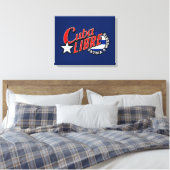 Cuba Libre Motto Canvas Afdruk (Insitu (Slaapkamer))